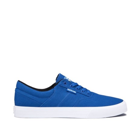 Supra Cobalt Mens Low Tops Shoes Blue UK 90TMV